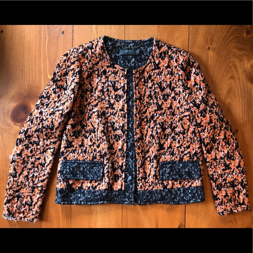 Proenza Schouler burn out tweed jacket